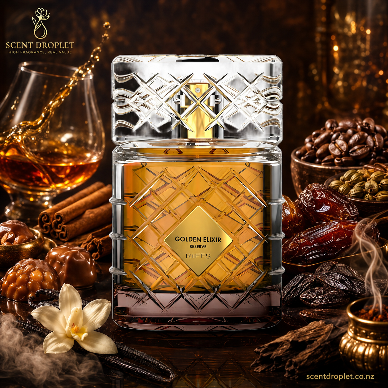 Golden Elixir Reserve by Riiffs Extrait (Decant)