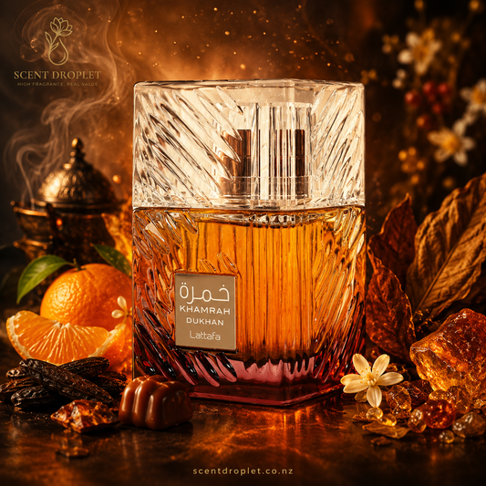 Khamrah Dukhan by Lattafa Eau de Parfum (Decant)