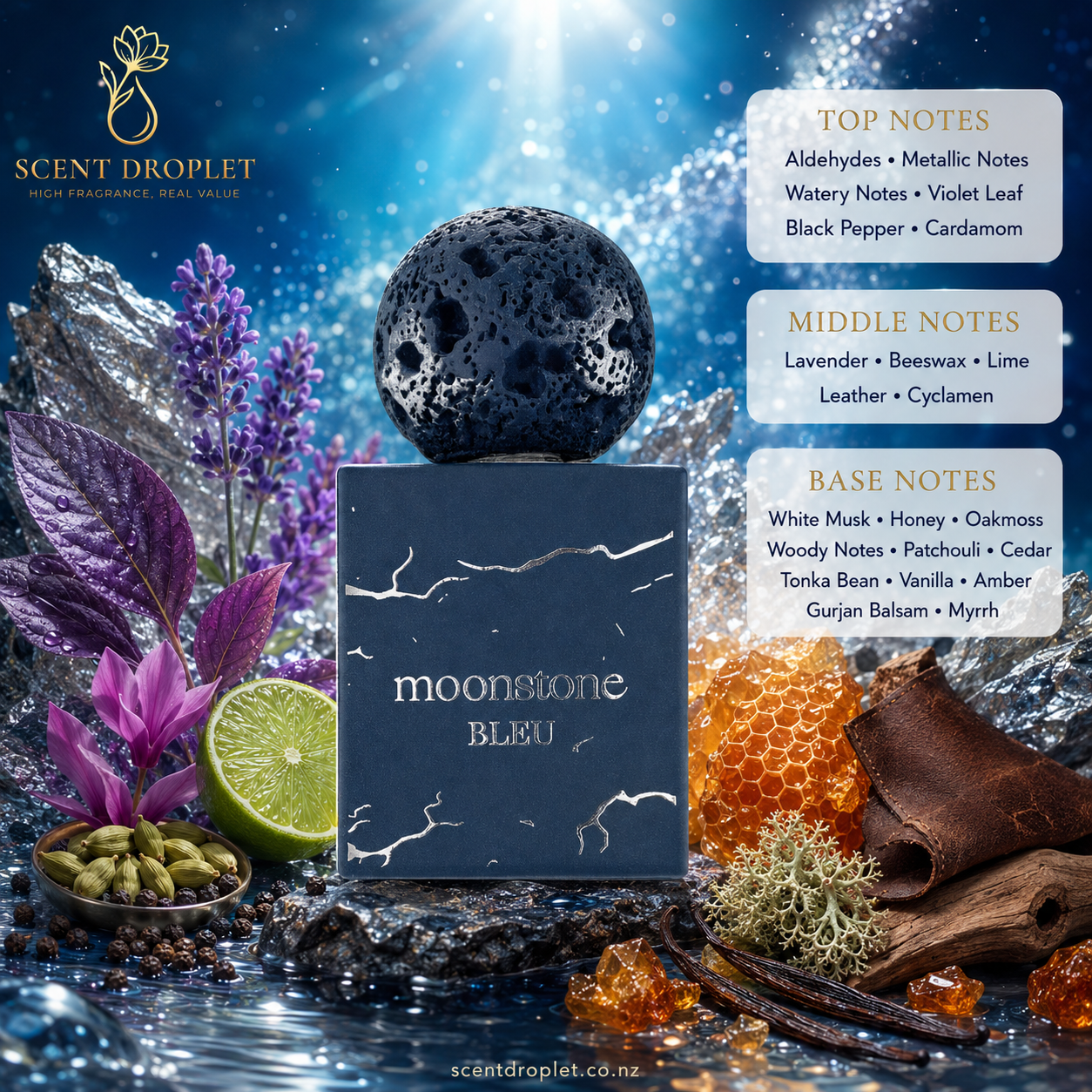 Moonstone Bleu by French Avenue Eau de Parfum (Decant)