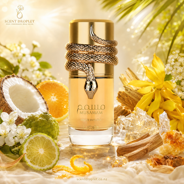 Musamam White Intense by Lattafa EDP (Decant)