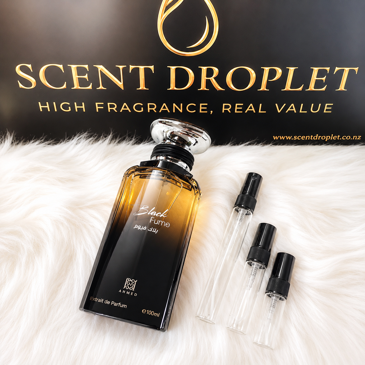 Black Fume by Ahmed Al Maghribi Eau de Parfum (Decant)
