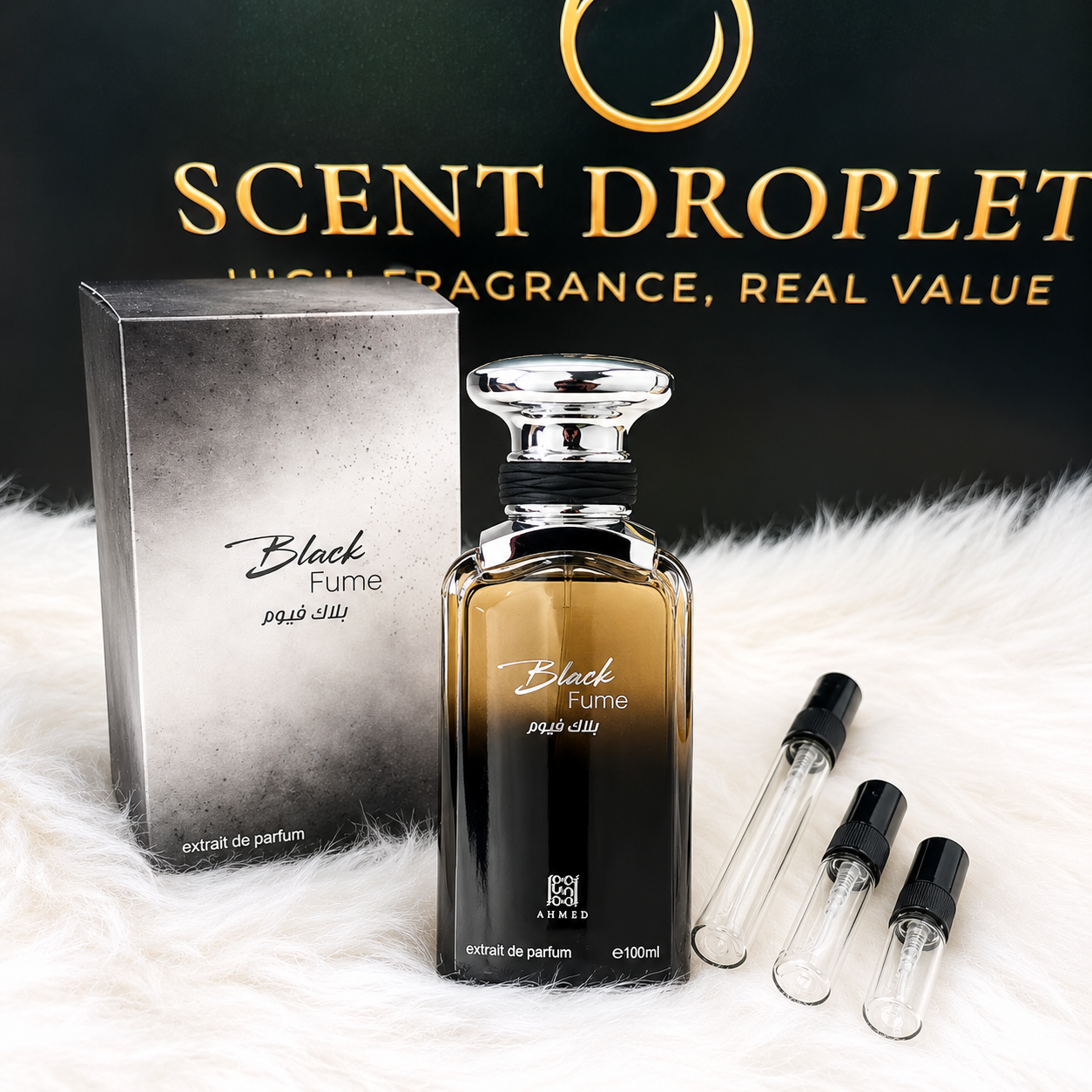 Black Fume by Ahmed Al Maghribi Eau de Parfum (Decant)