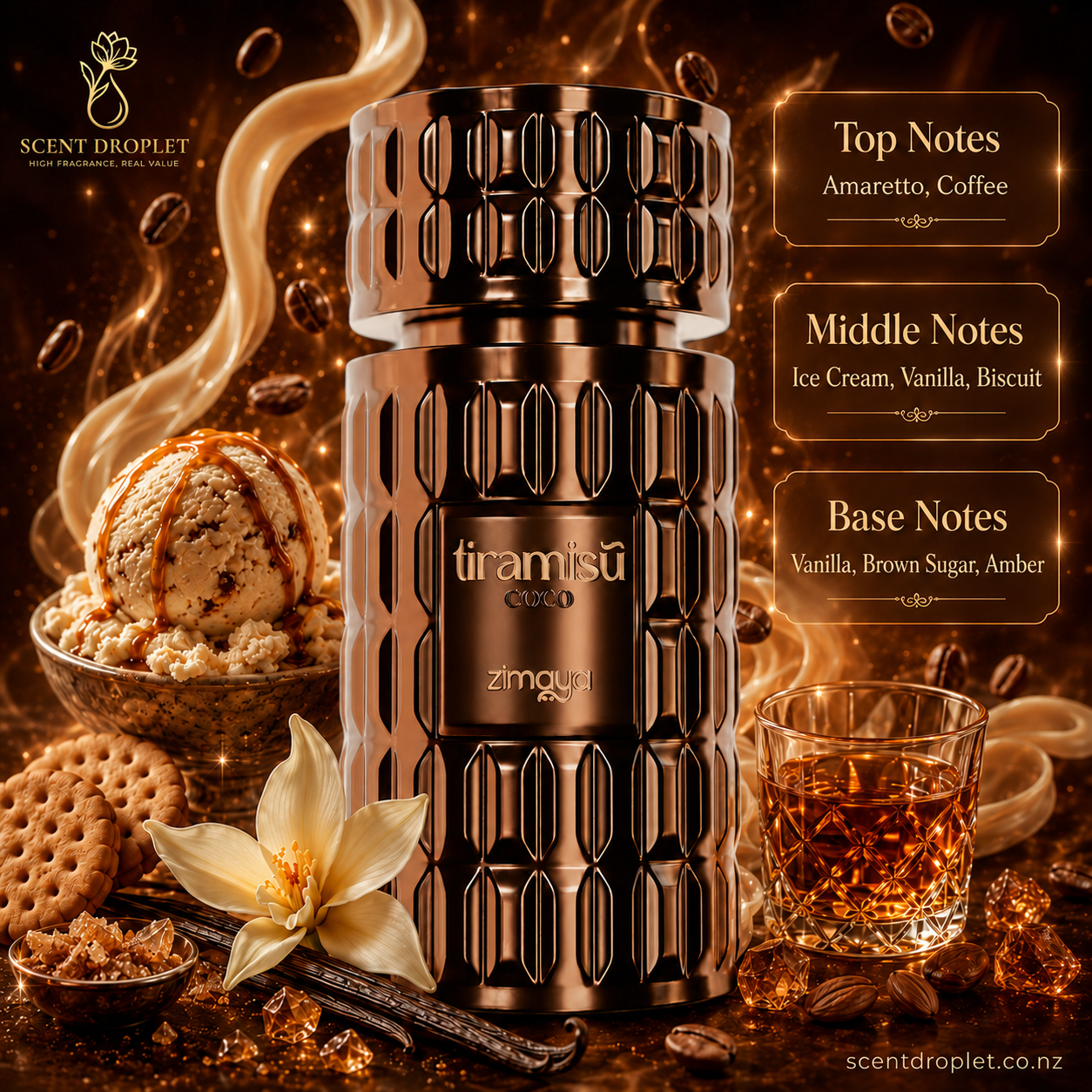 Tiramisu Coco by Zimaya Eau de Parfum (Decant)