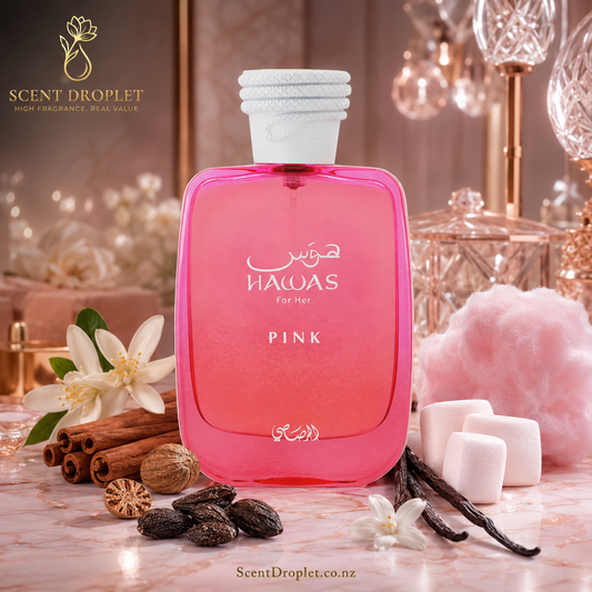 Hawas Pink by Rasasi Eau de Parfum (Decant)