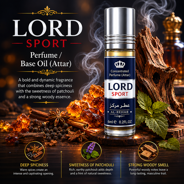 Lord Sport by Al Rehab Sport Perfume Oil / Base Oil 6ml