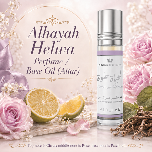 Alhayah Helwa Perfume Oil / Base Oil 6ml