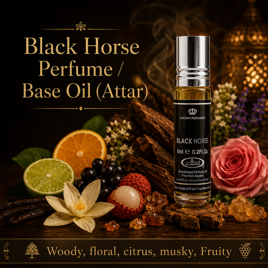 Black Horse by Al Rehab Perfume Oil / Base Oil 6ml