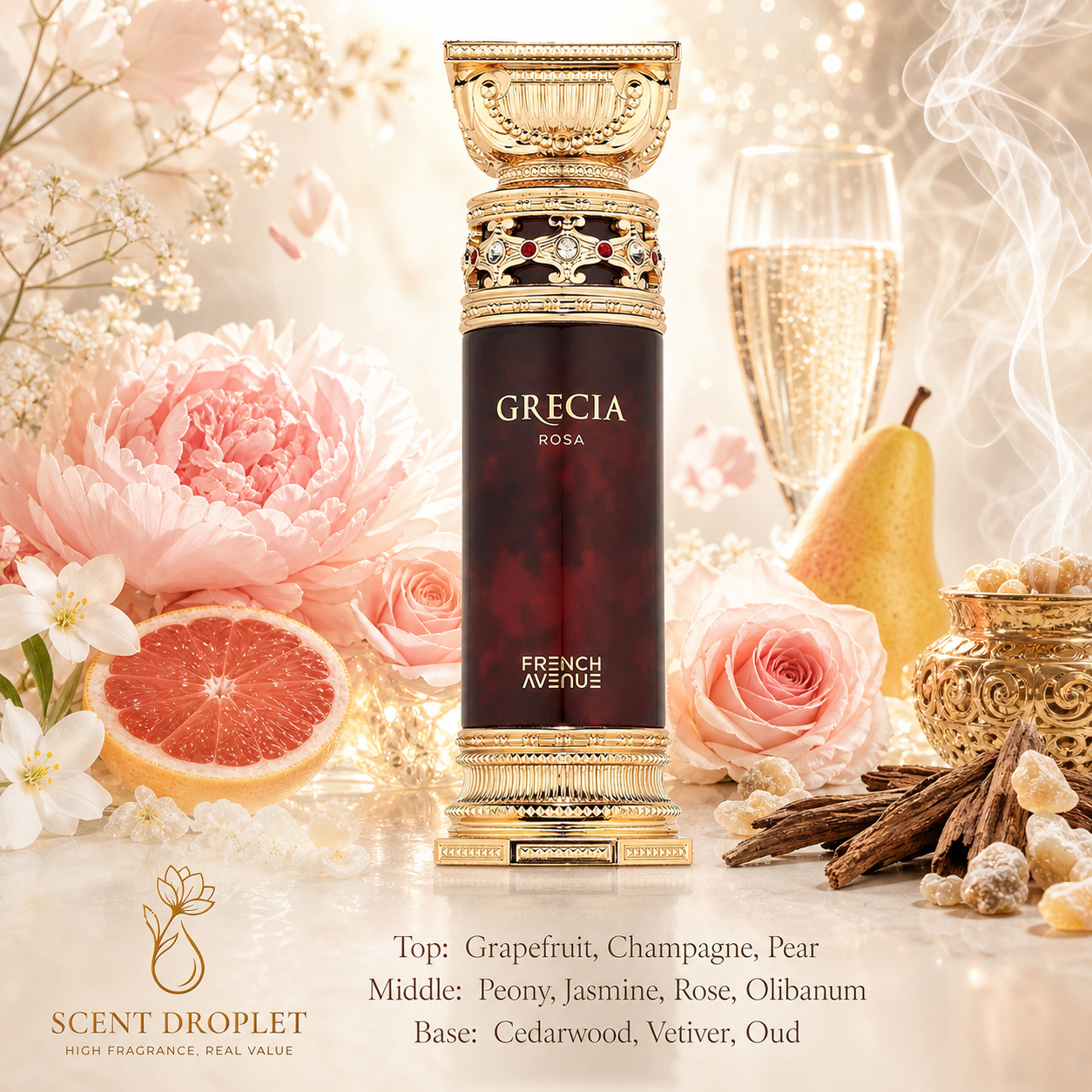 Grecia Rosa by French Avenue Extrait De Parfum (Decant) (Pre-Sale Item – Dispatch within 8 business days)