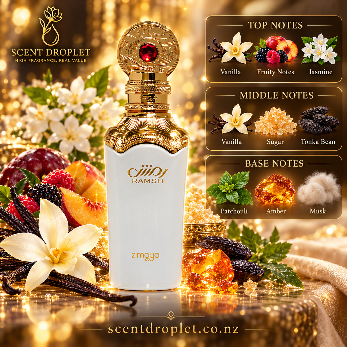 Ramsh Diva White by Zimaya EDP (Decant)