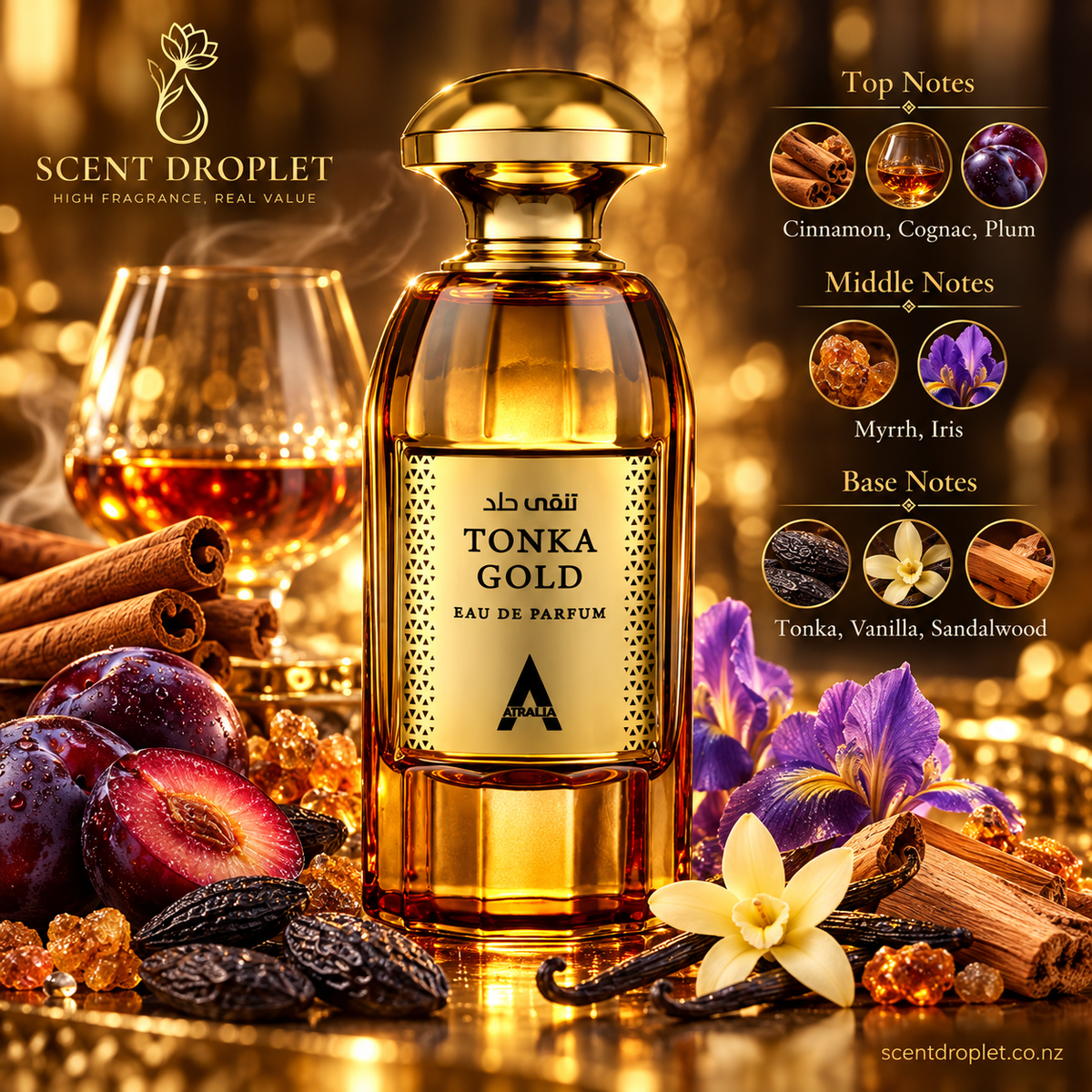 Tonka Gold by Atralia EDP (Decant)