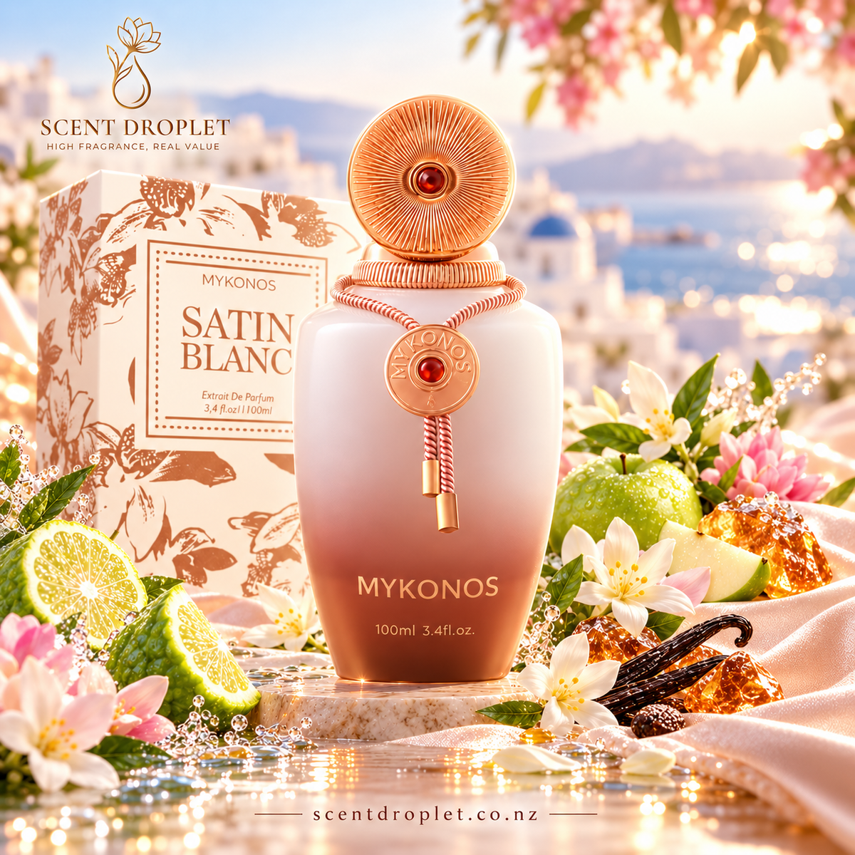 Satin Blanc by Mykonos Extrait (Decant)