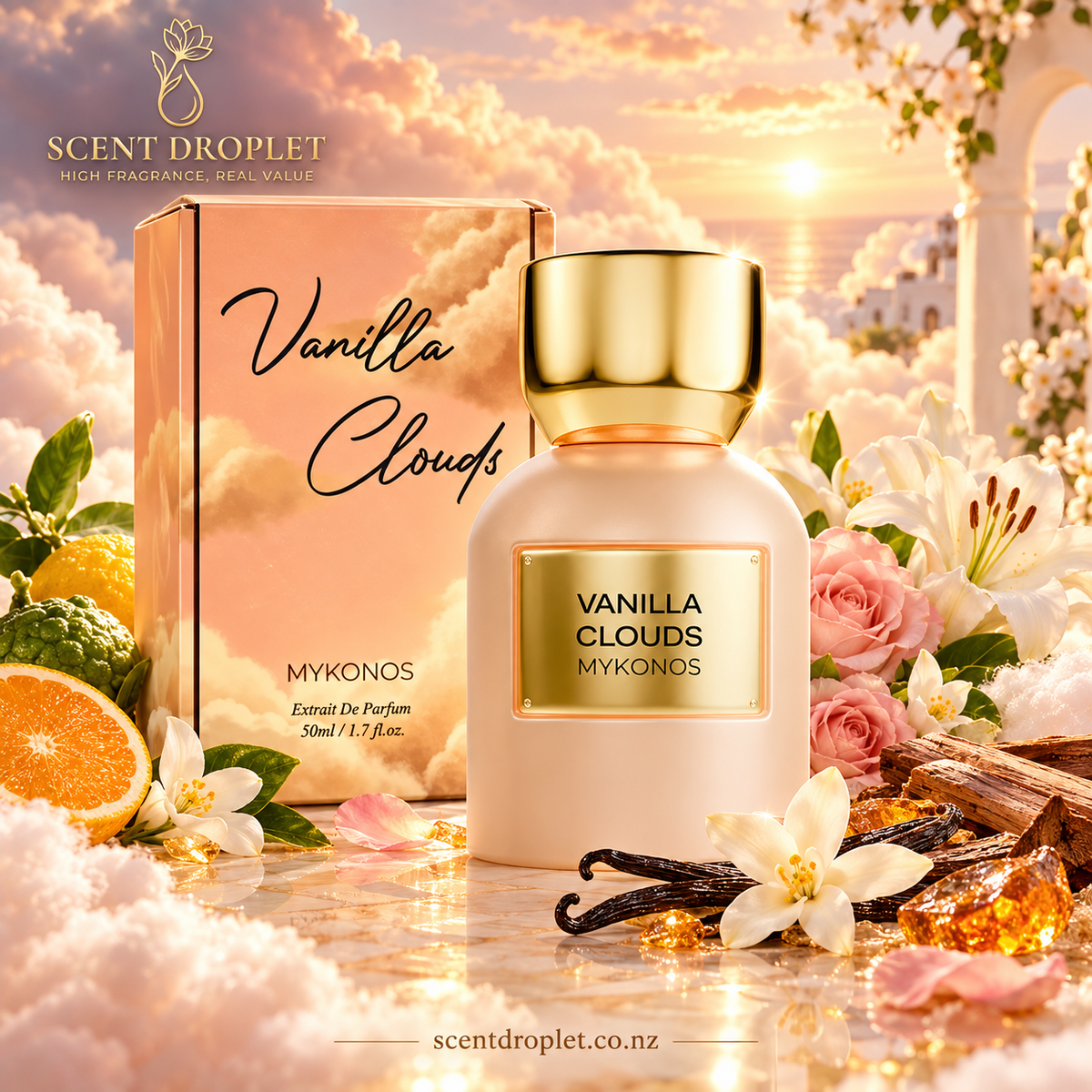 Vanilla Clouds by Mykonos Extrait (Decant)