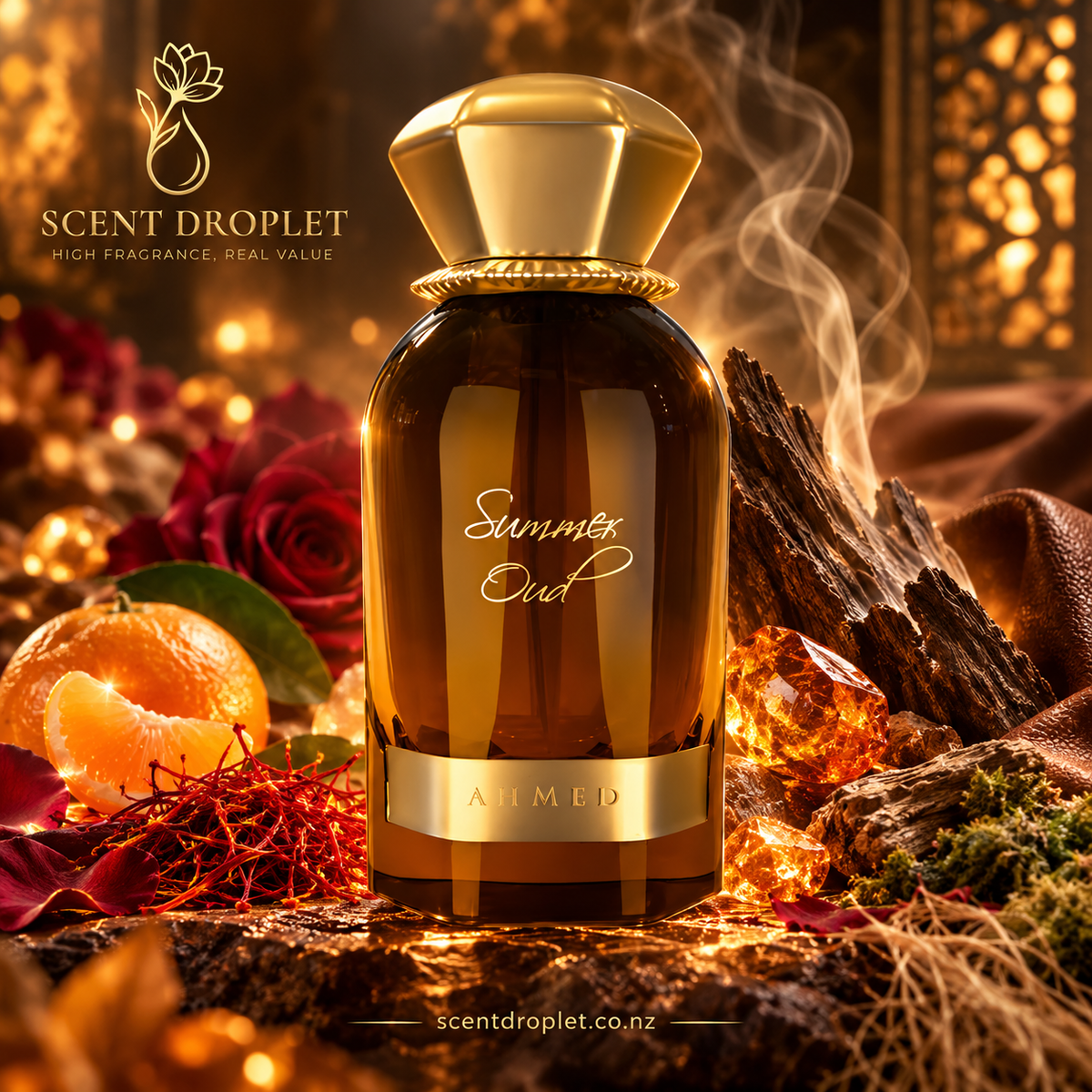 Summer Oud by Ahmed Al Maghribi Extrait (Decant)