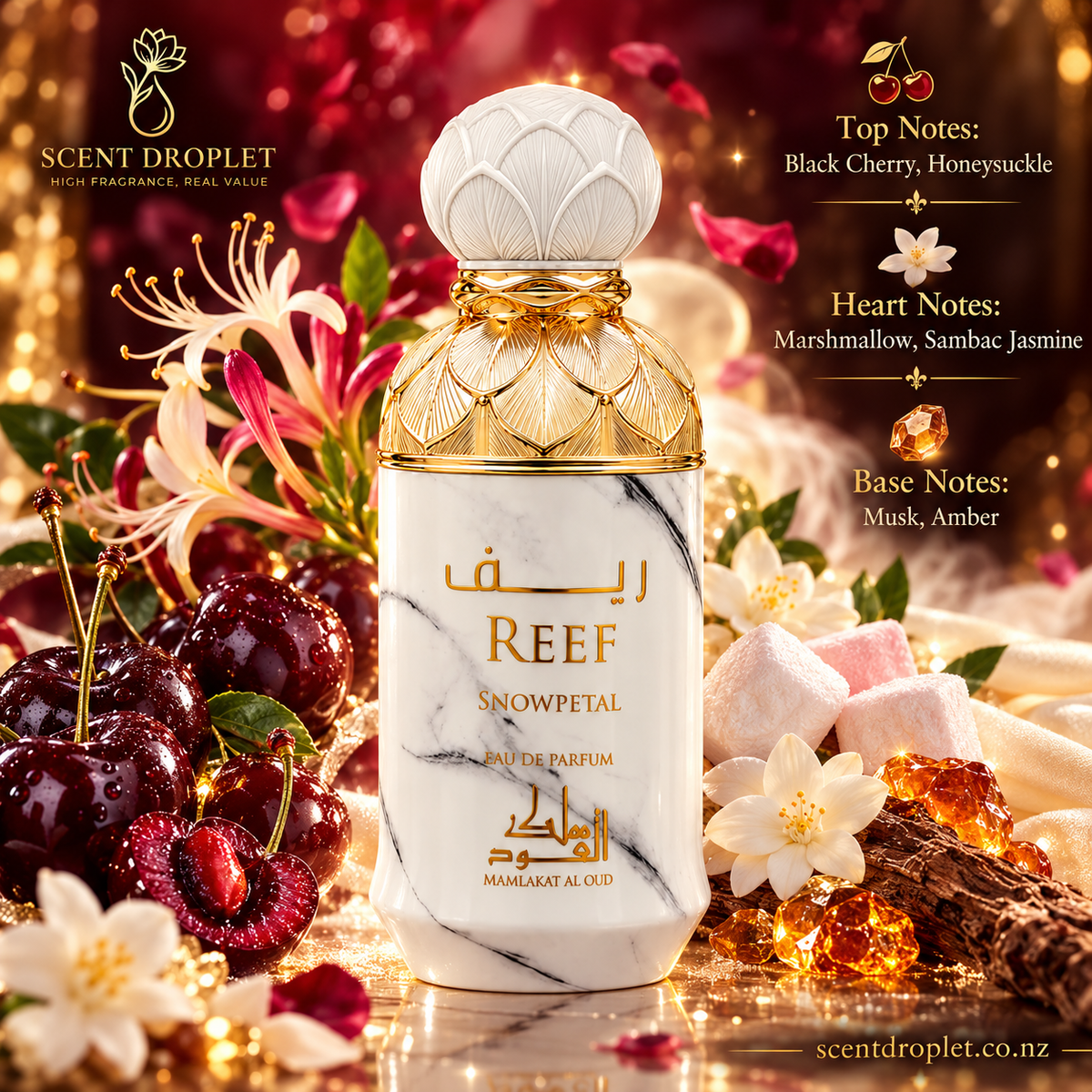Reef Snowpetal by Mamlakat Al Oud EDP (Decant)