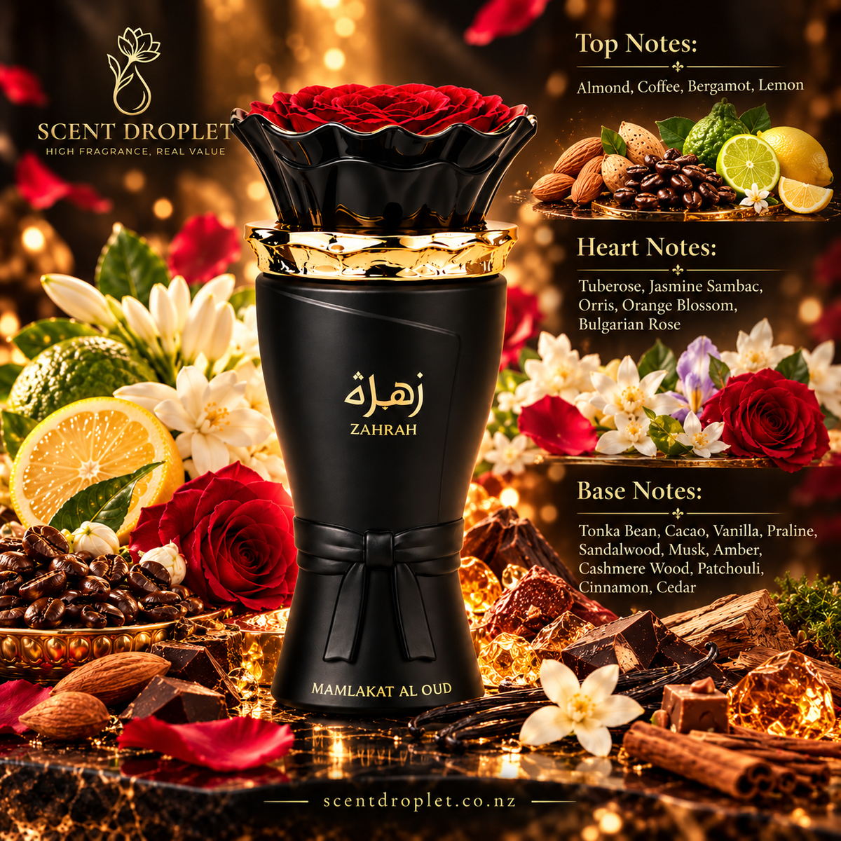 Zahrah Velvet Affair by Mamlakat Al Oud EDP (Decant)