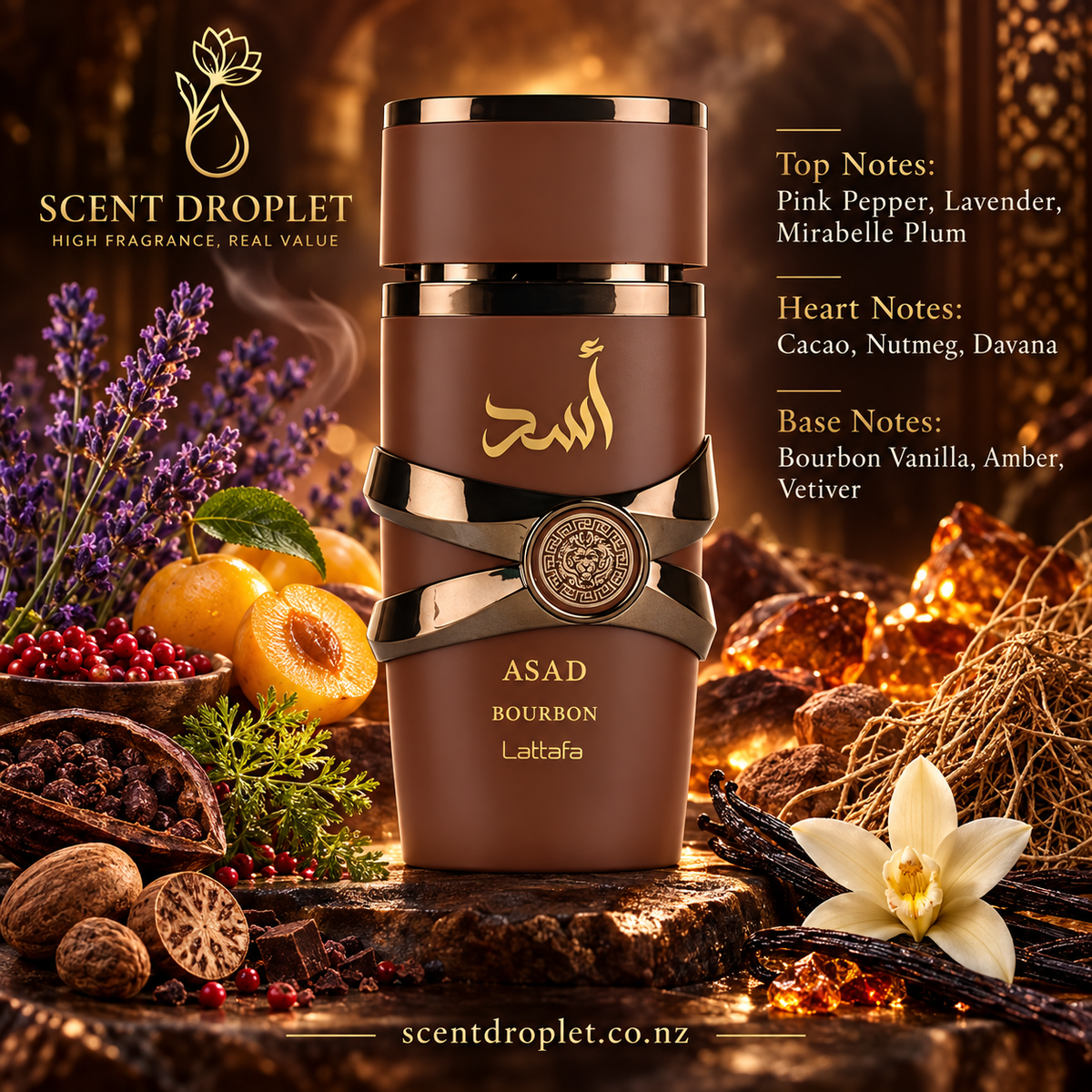 Asad Bourbon EDP by Lattafa (Decant)