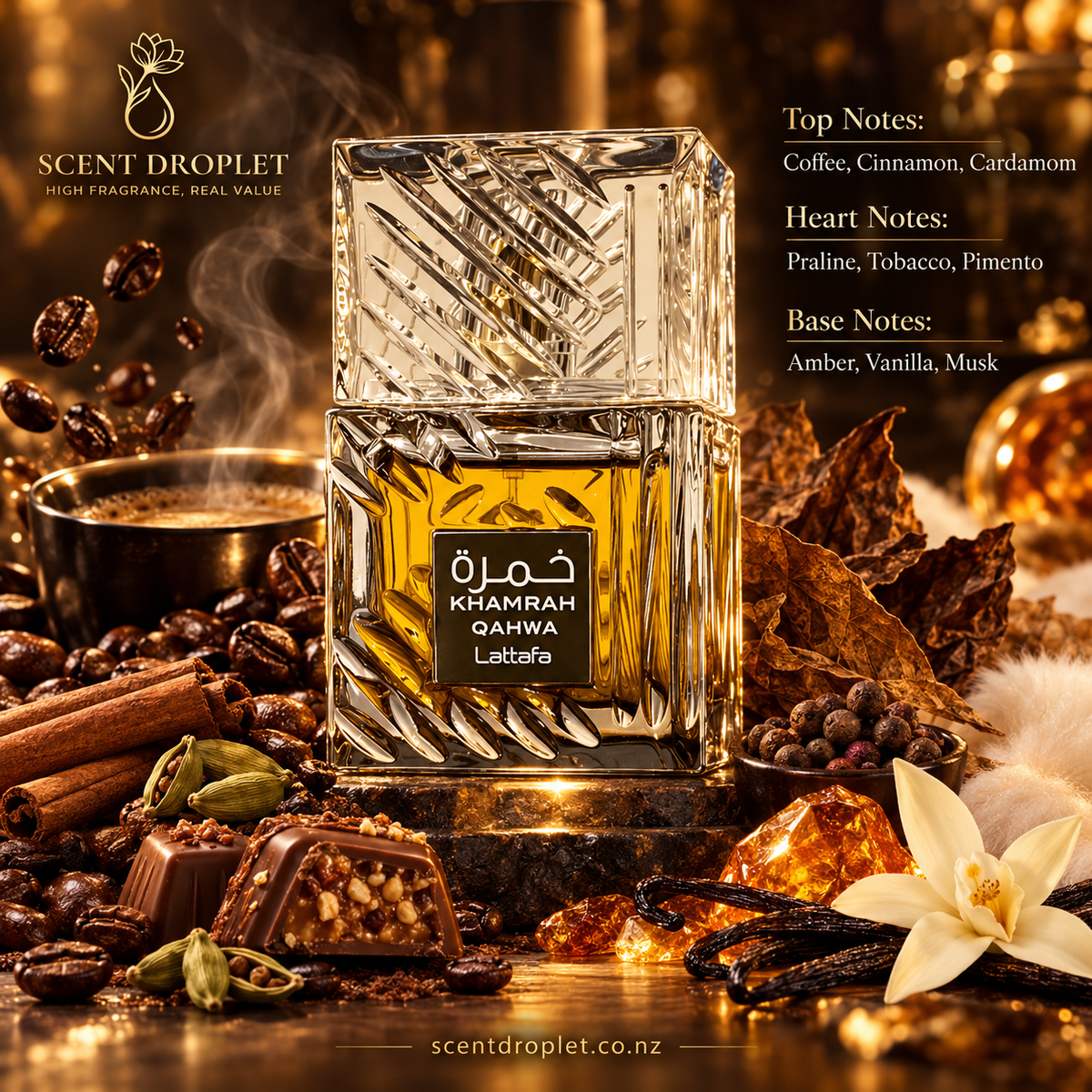 Lattafa - Khamrah Qahwa EDP (Decant)