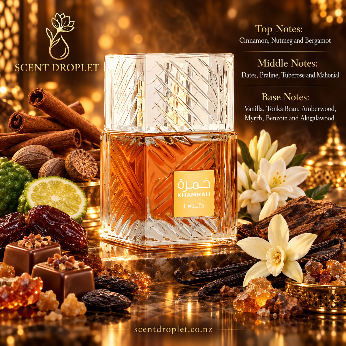 Khamrah by Lattafa Eau De Parfum (Decant)