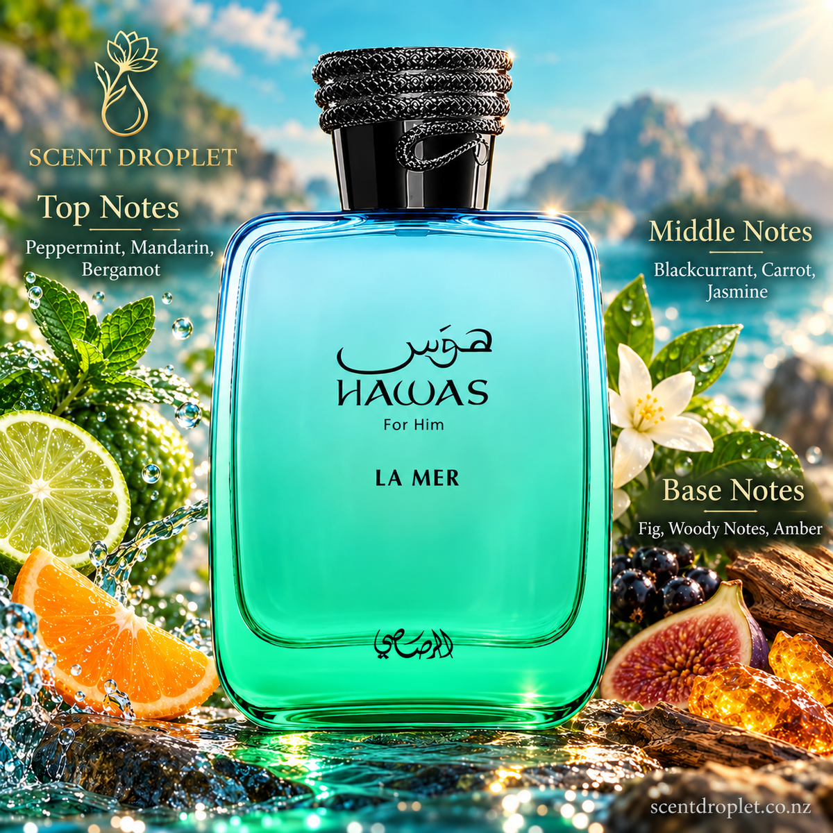 Hawas La Mer by Rasasi EDP (Decant)