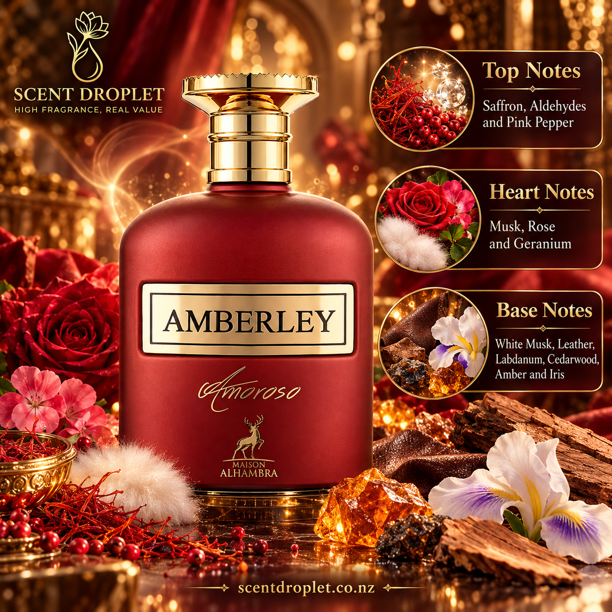 Amberley Amoroso by Maison Alhambra EDP (Decant)