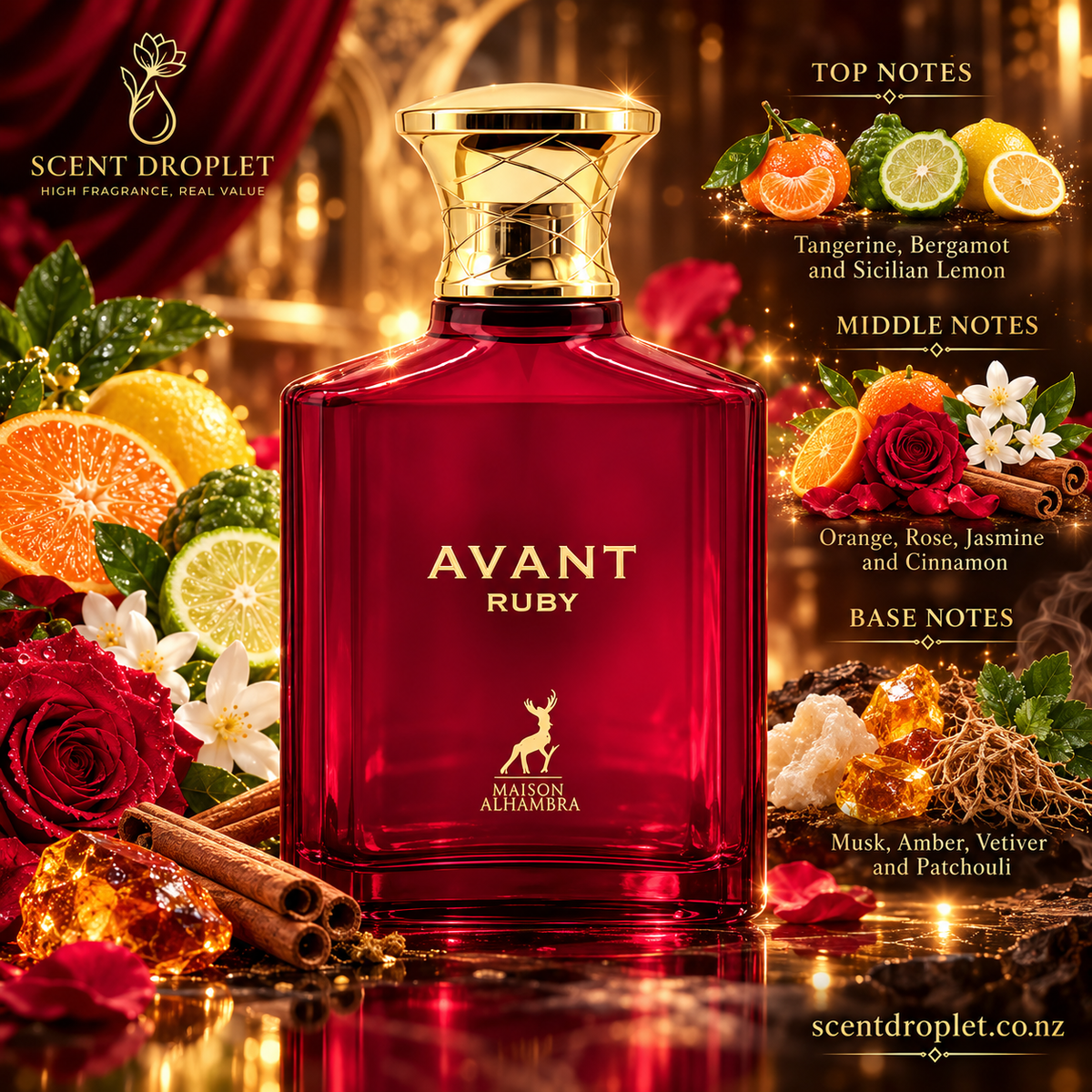 Avant Ruby by Maison Alhambra EDP (Decant)