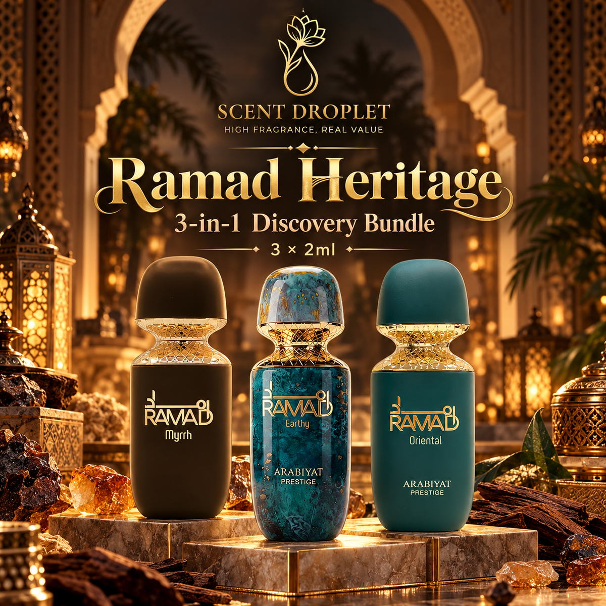 Ramad Heritage – 3-in-1 Discovery Bundle – 3 × 2ml