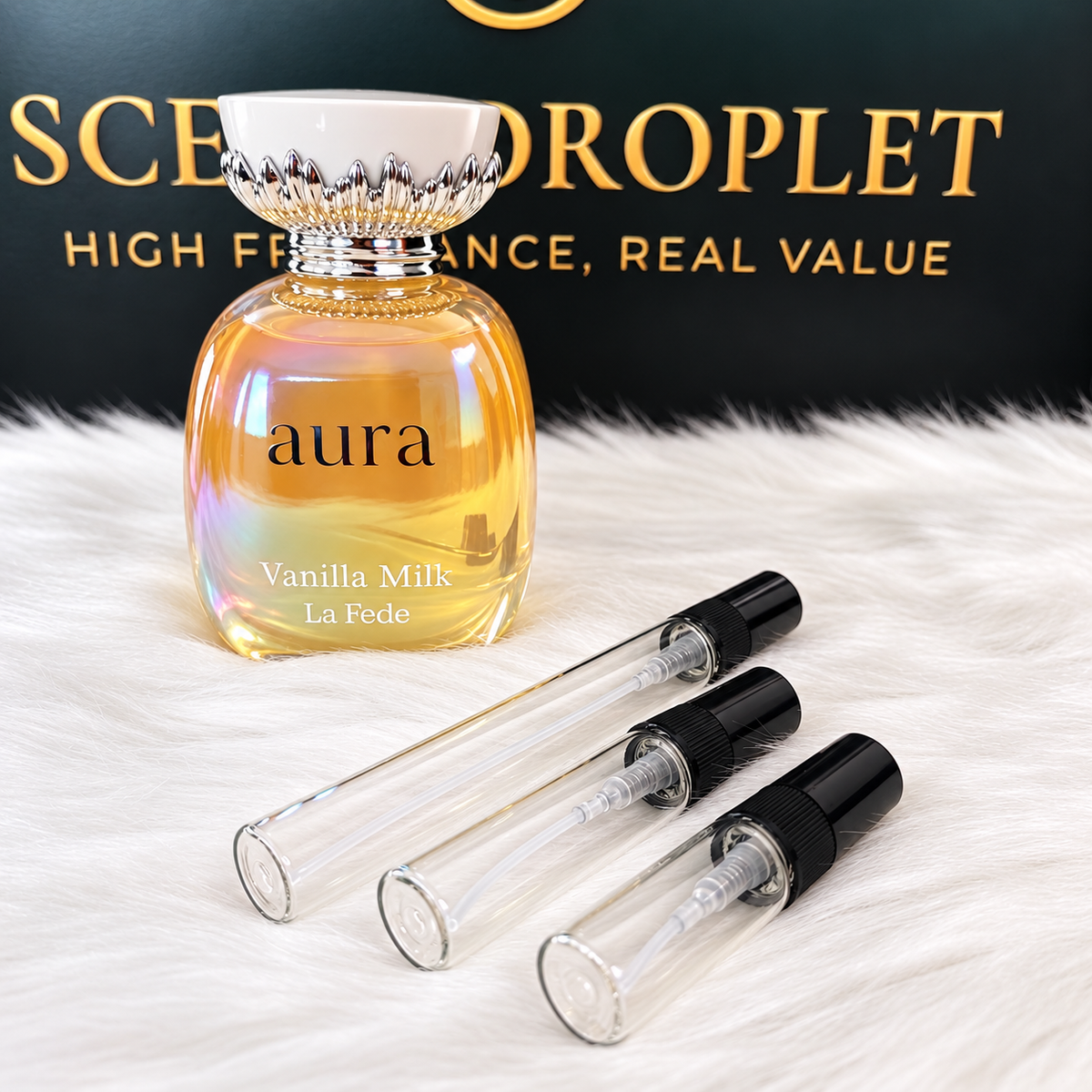 La Fede Aura Vanilla Milk by Khadlaj EDP (Decant)