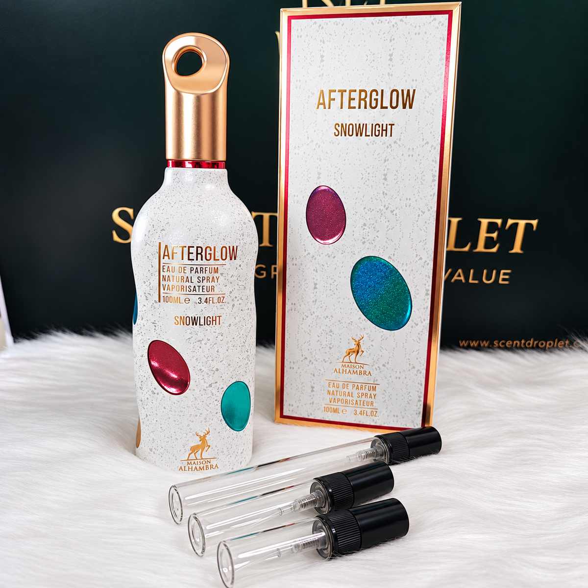 Afterglow Snowlight by Maison Alhambra EDP (Decant)