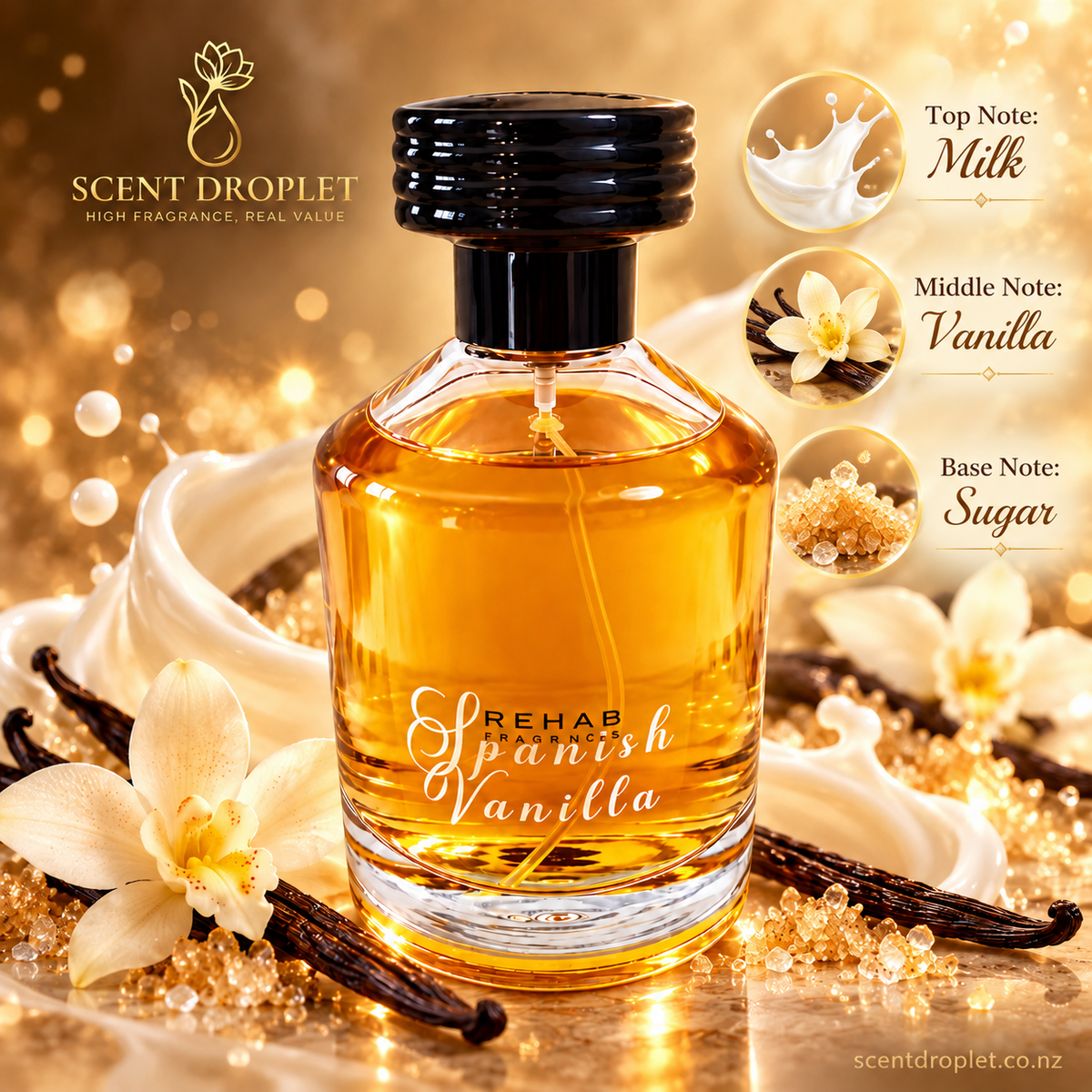 Spanish Vanilla by Al Rehab EDP (Decant)