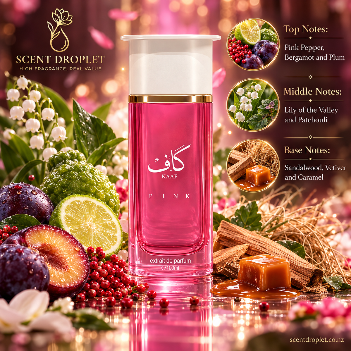 Kaaf Pink by Ahmed Al Maghribi EDP (Decant)