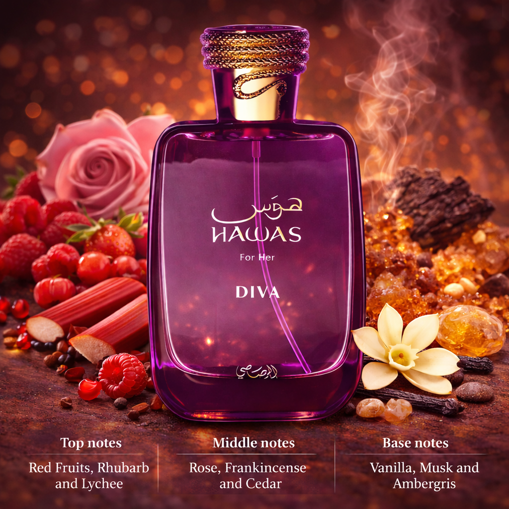 Hawas Diva by Rasasi Eau De Parfum (Decant)
