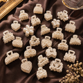 Mini Pearl Claw Clips - 10pc Assorted Set