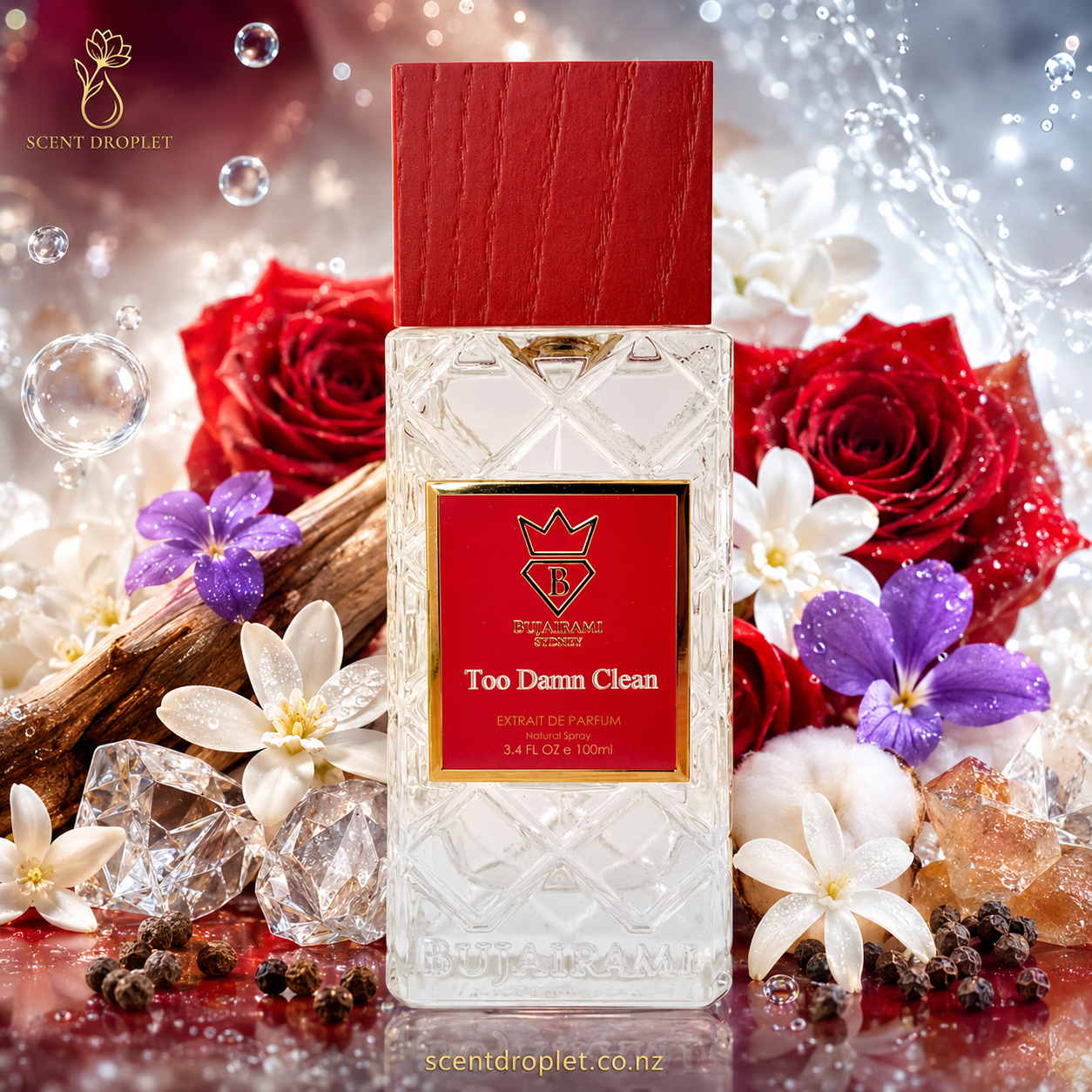 Too Damn Clean by Bujairami Extrait de Parfum bottle