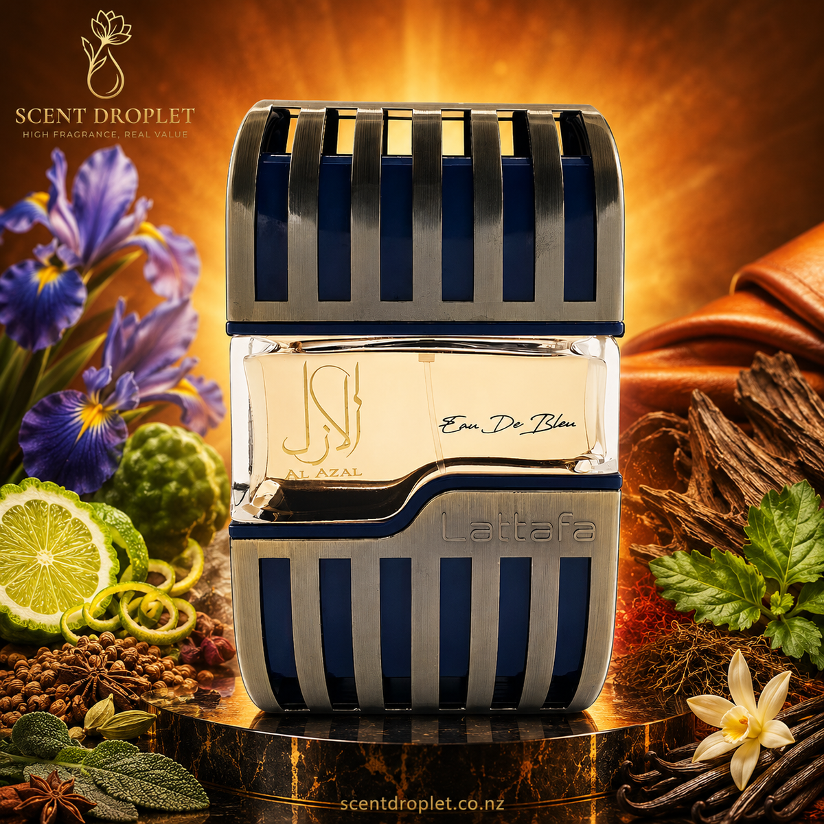 Al Azal by Lattafa EDP bottle – Scent Droplet decant