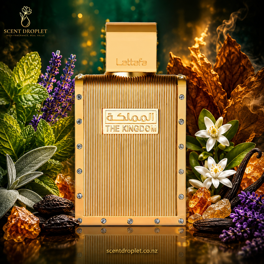 The Kingdom for Men by Lattafa EDP bottle – Scent Droplet decant