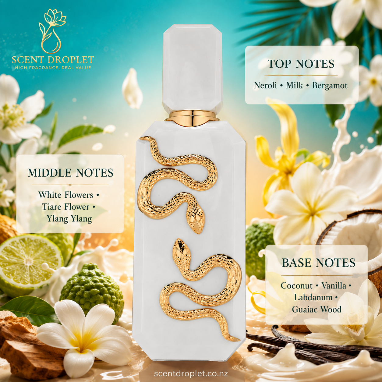 Veneno Bianco by French Avenue EDP Decant - Fragrance Notes