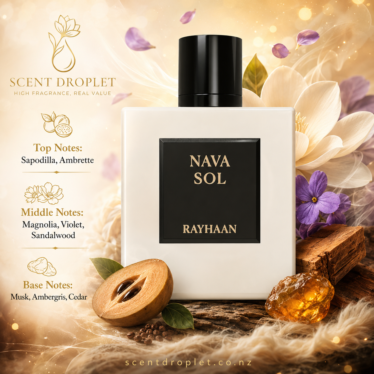 Nava Sol by Rayhaan EDP Decant bottle