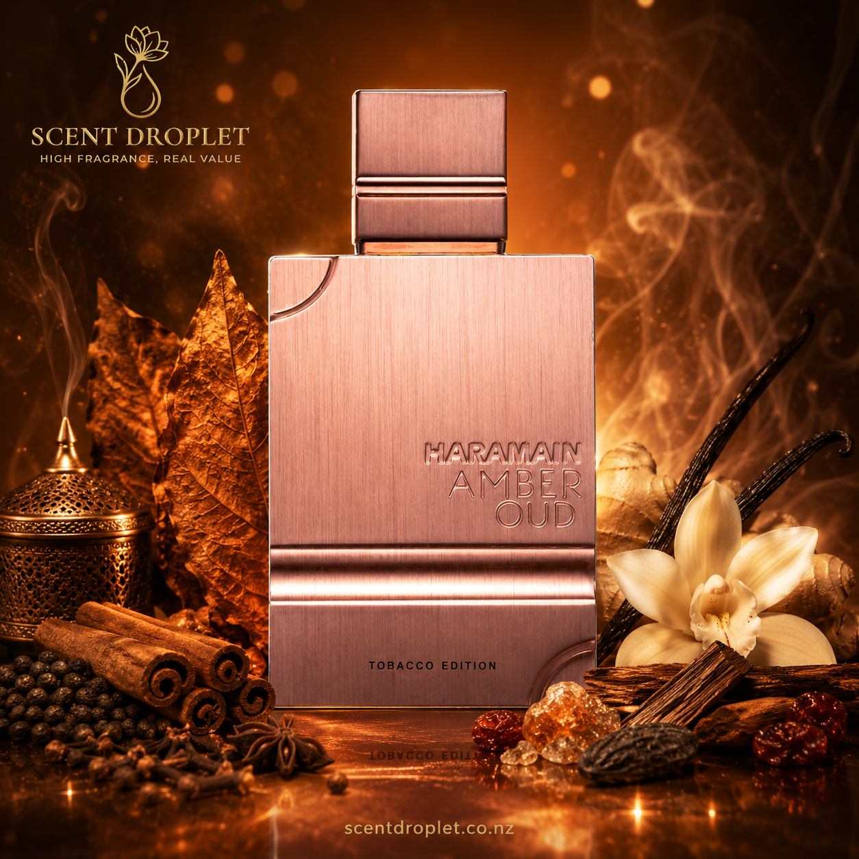 Amber Oud Tobacco Edition by Al Haramain EDP Decant bottle
