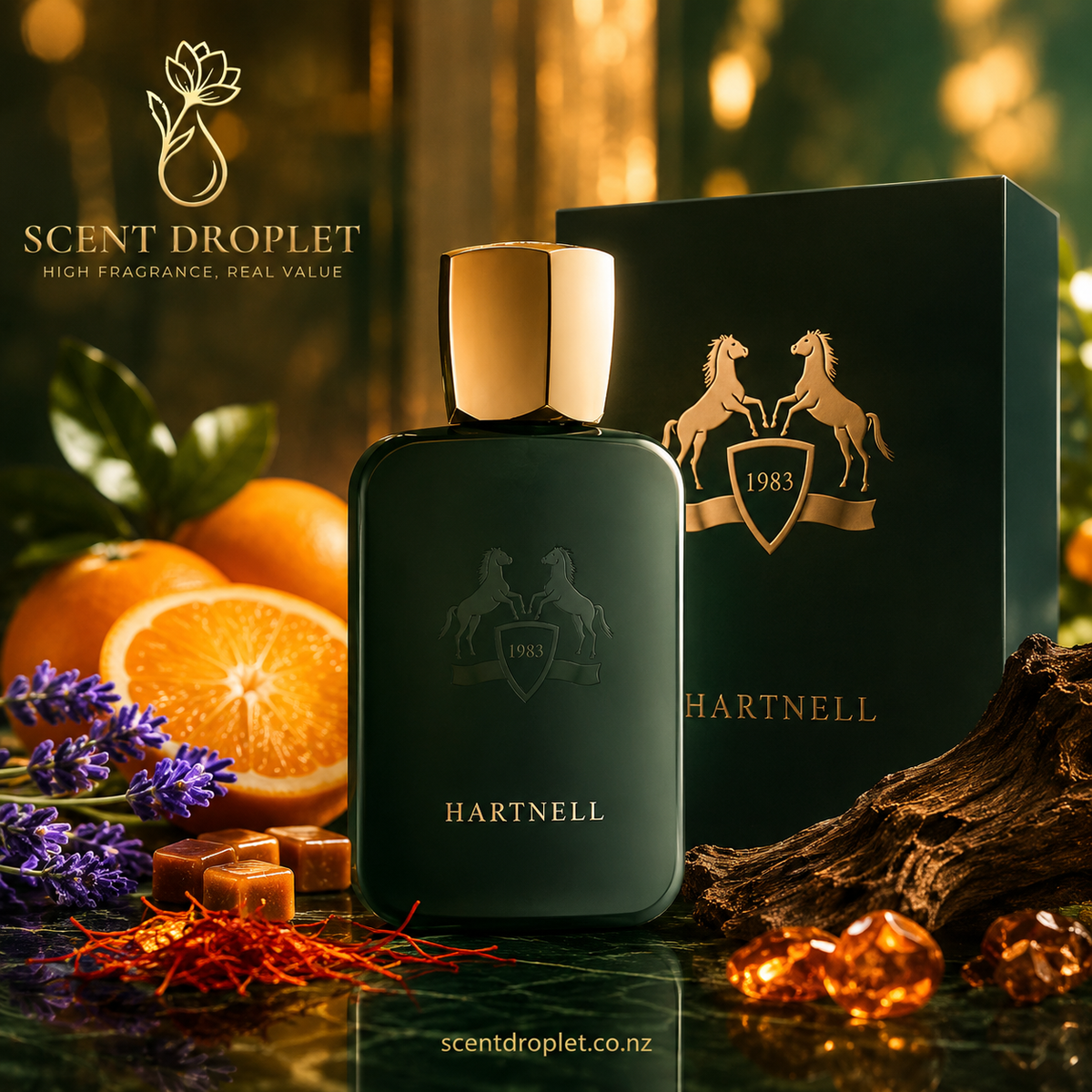 Hartnell by Fragrance World EDP bottle and box