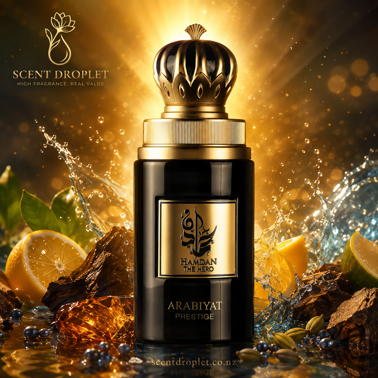Hamdan The Hero by Arabiyat Prestige EDP fragrance notes chart