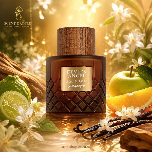 Devil's Angel Liquid Burn by Shaikh Saeed Extrait de Parfum decant bottle