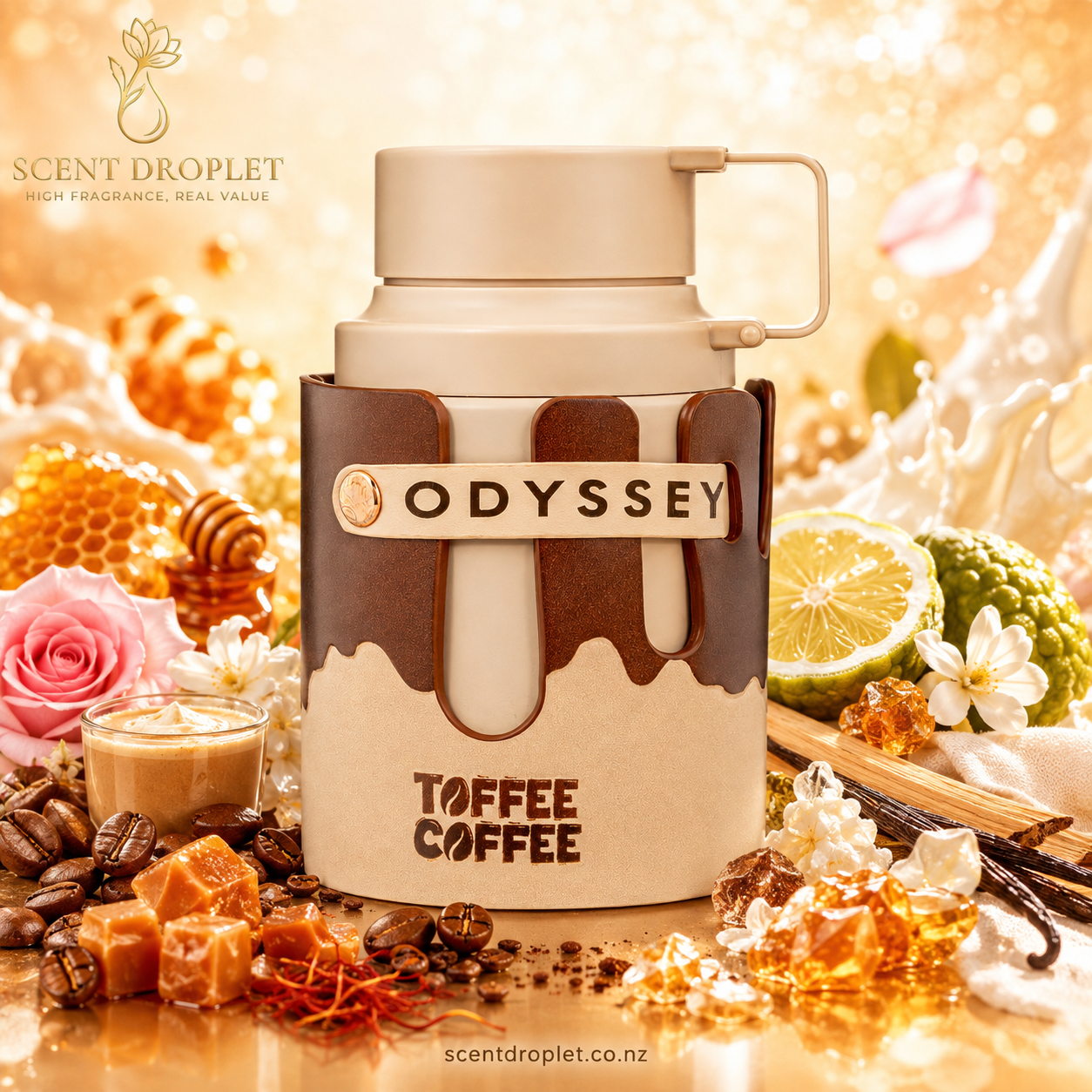 Odyssey Toffee Coffee by Armaf Eau de Parfum decant bottle