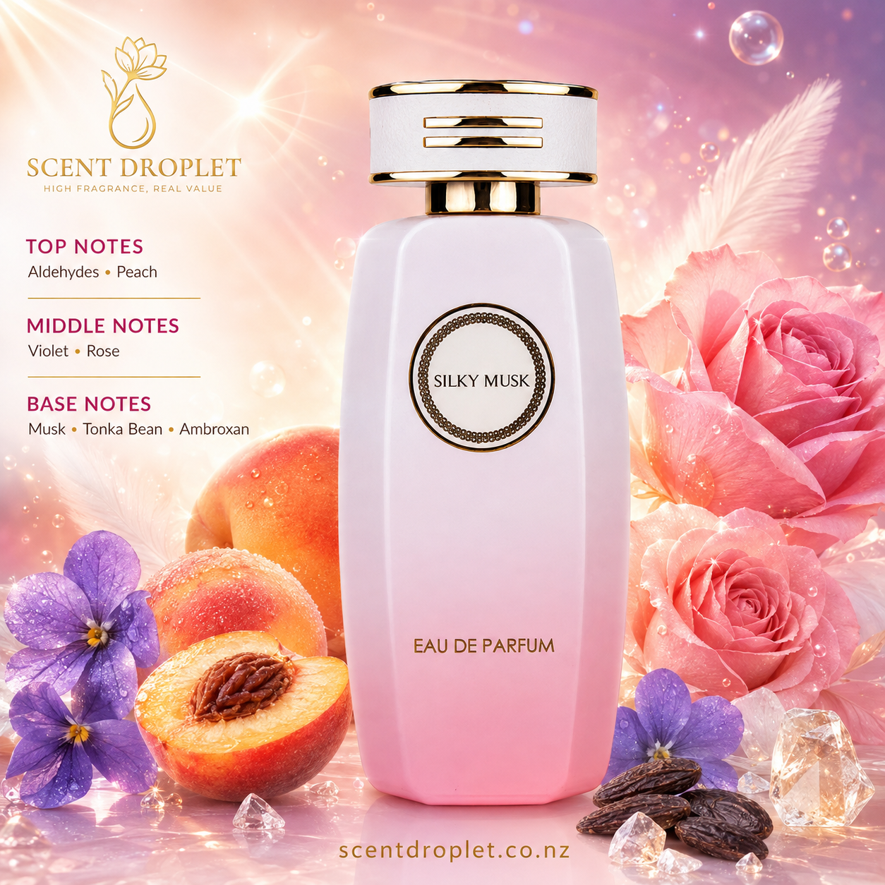 Silky Musk by Gulf Orchid EDP – Special Import fragrance notes promotional image