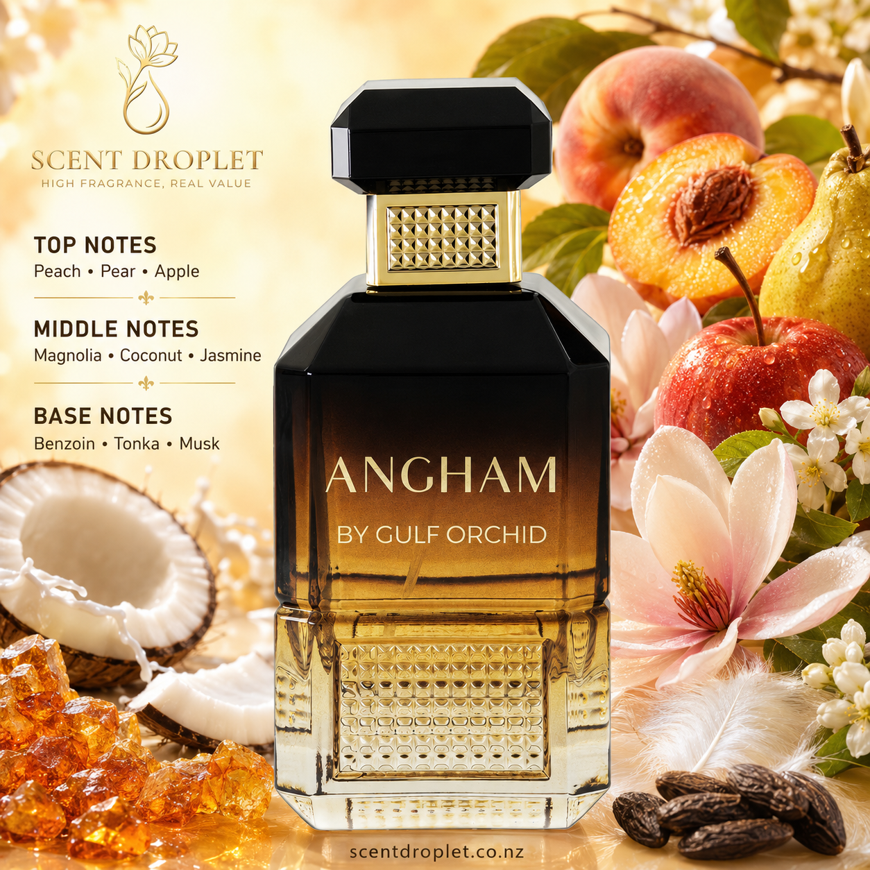 Angham by Gulf Orchid EDP – Special Import fragrance notes promotional image