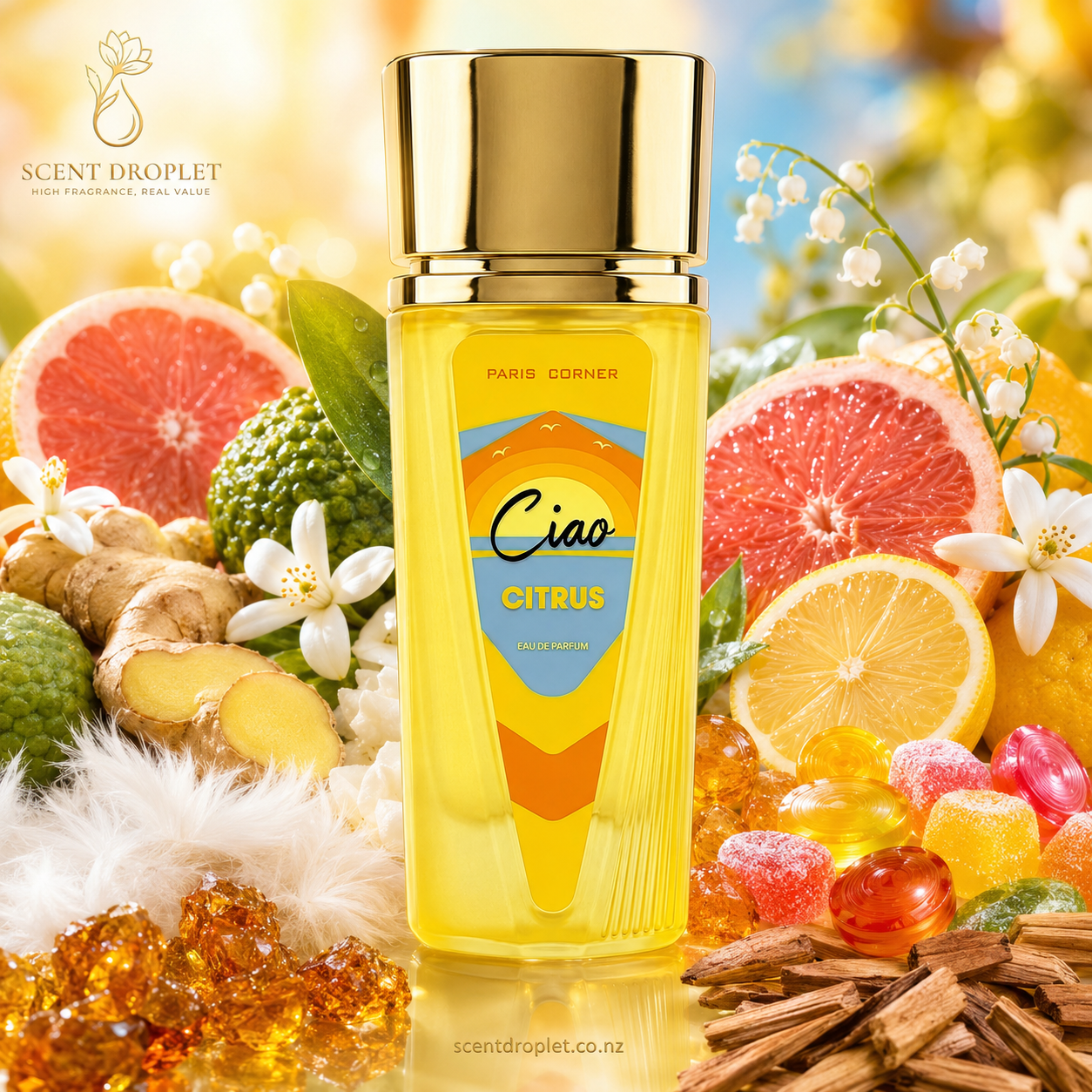 Ciao Citrus by Paris Corner EDP decant bottle