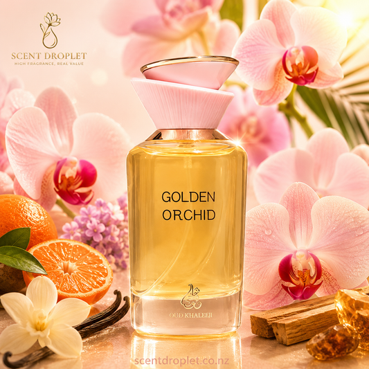Golden Orchid by Oud Khaleeji Eau de Parfum with fragrance notes