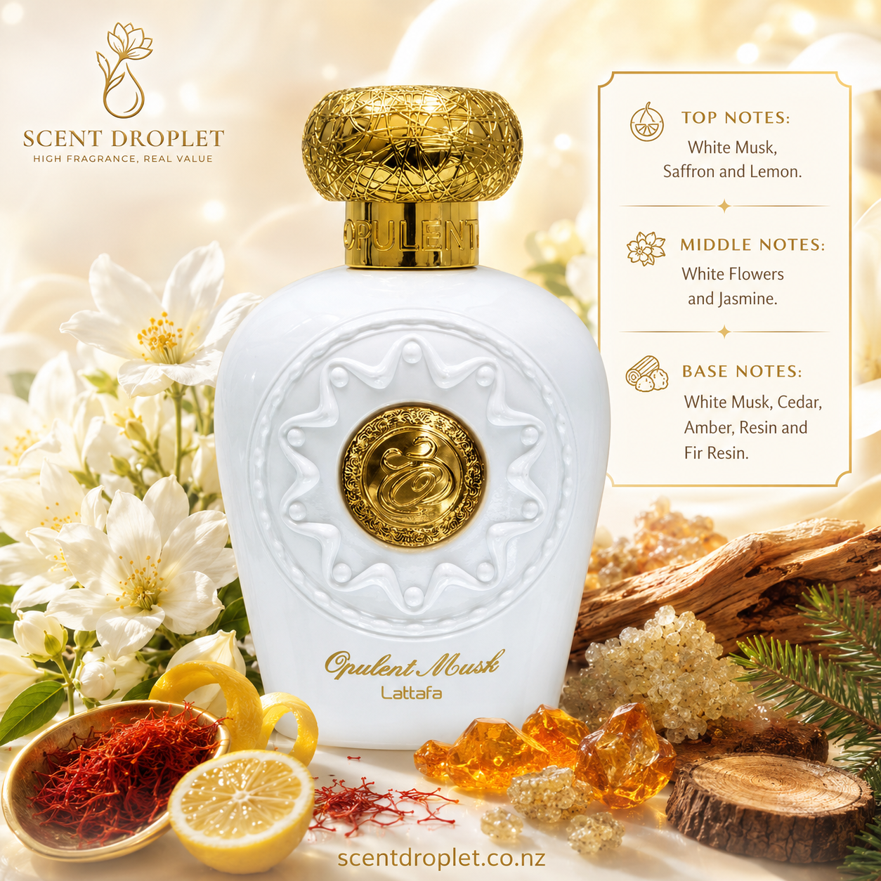 Opulent Musk by Lattafa fragrance notes