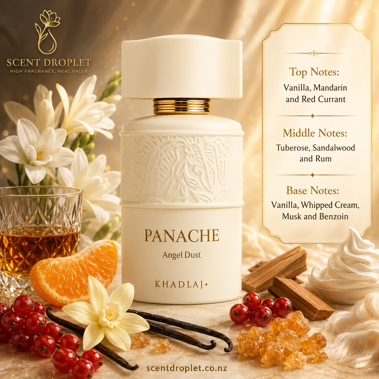 Panache Angel Dust by Khadlaj fragrance notes