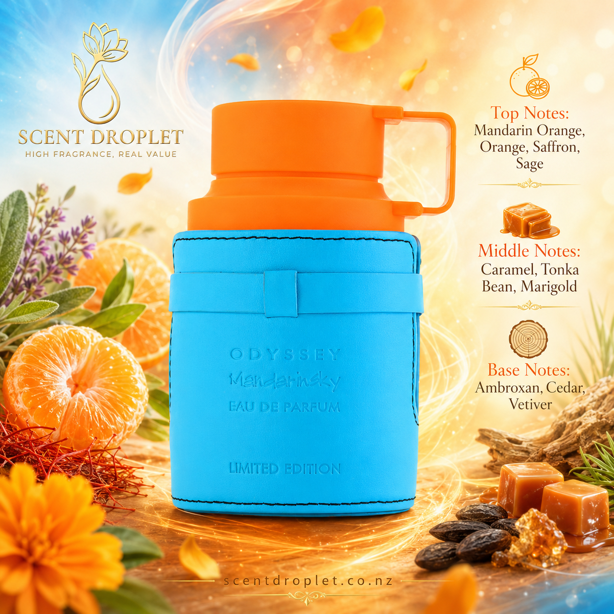 Odyssey Mandarin Sky by Armaf - bottle shot