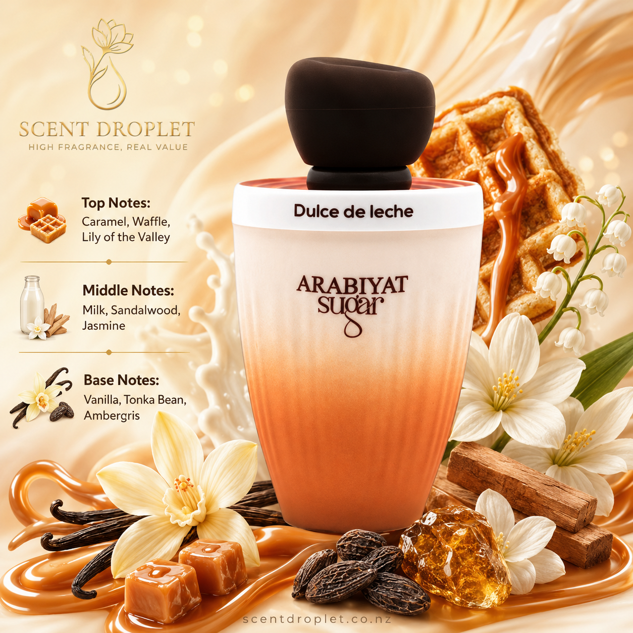 Sugar Dulce de Leche by Arabiyat Sugar EDP - product bottle